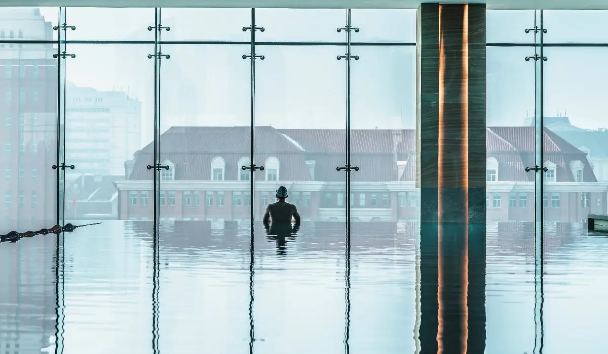 Shangri-La Hotel, Tianjin, the pool