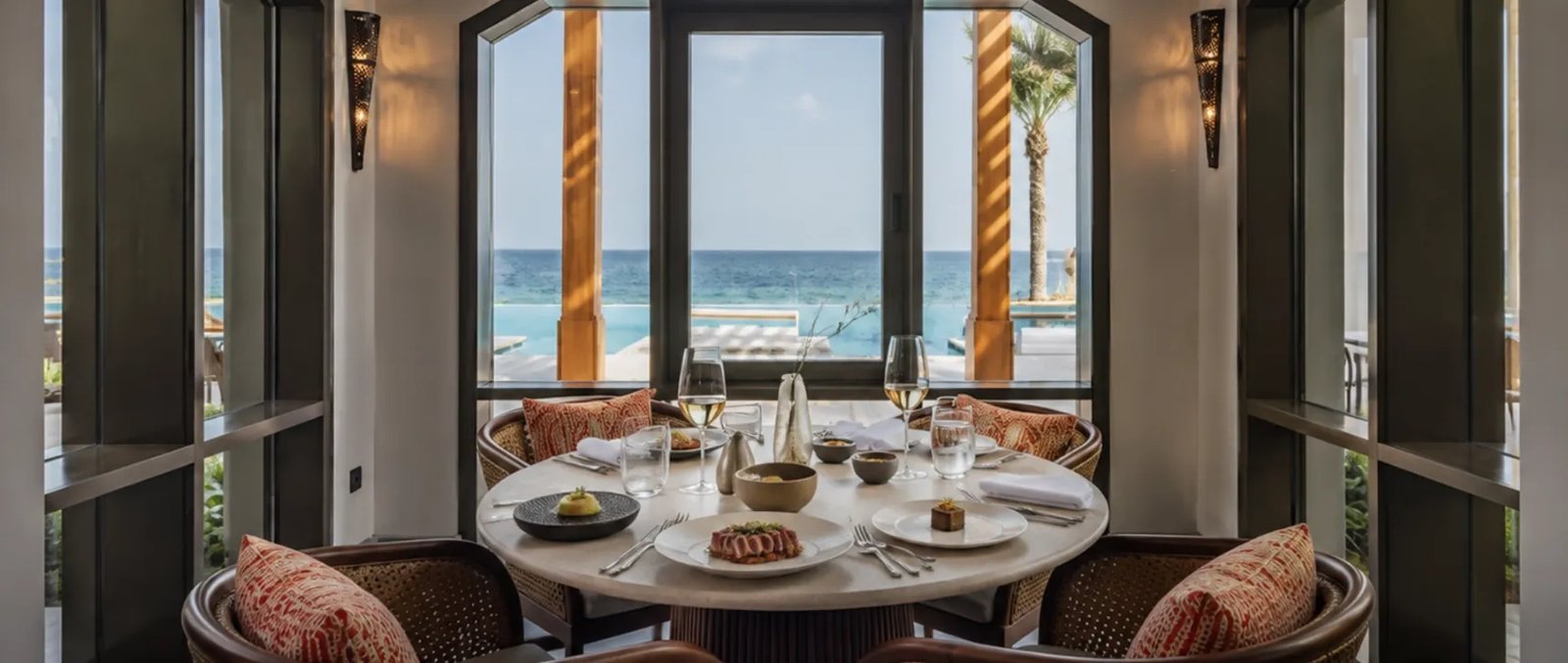 Naäma Beach Villas & Spa, at the table