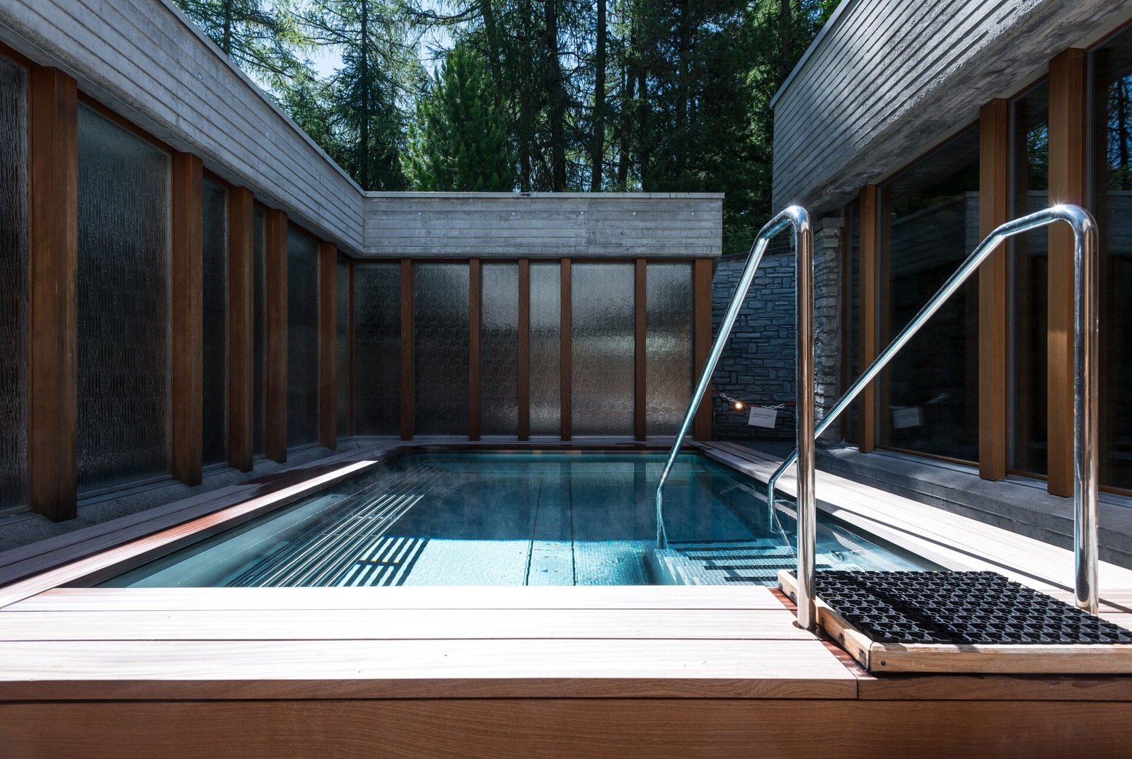 Waldhaus Sils, cold plunge and gym