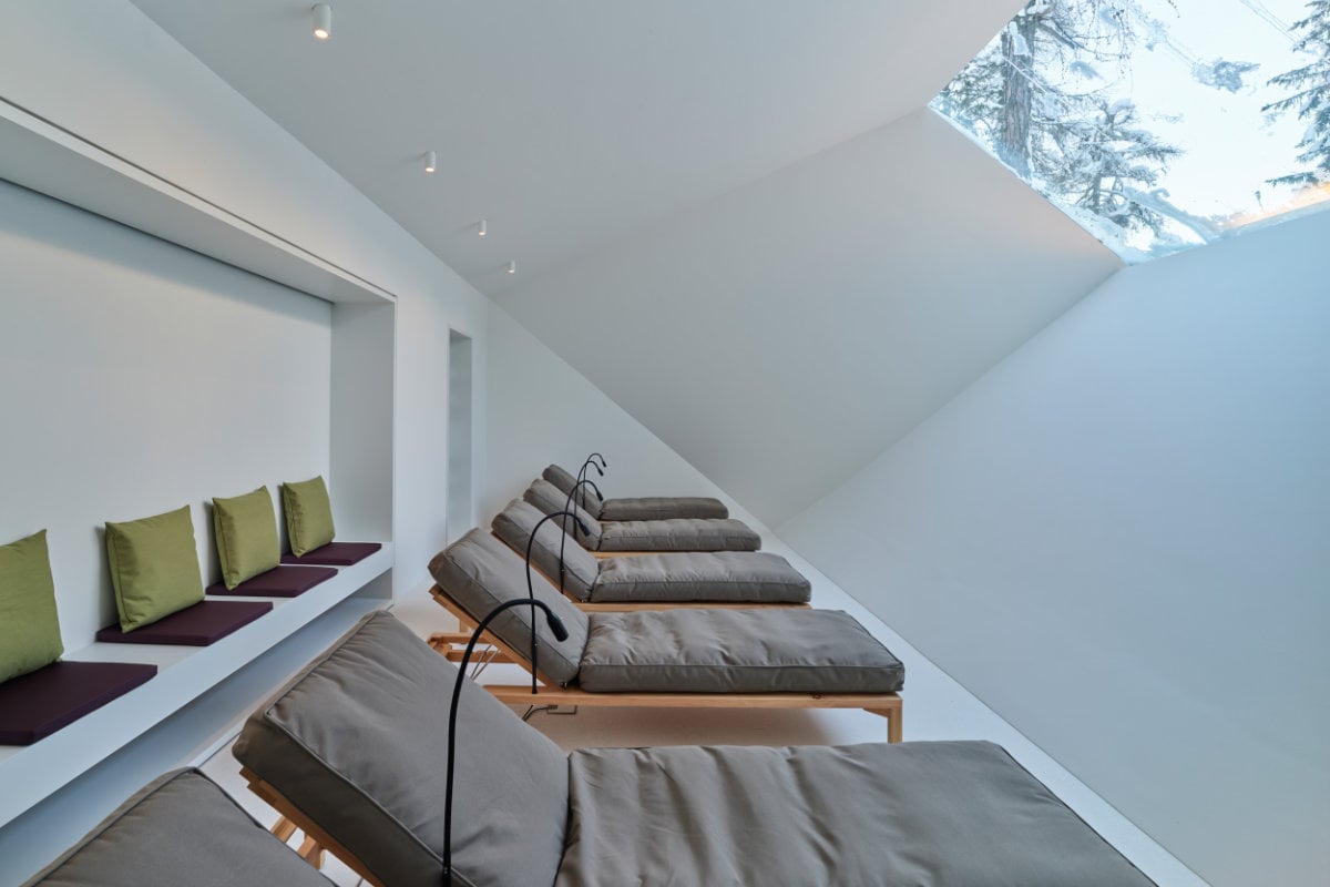 Waldhaus Sils, the spa
