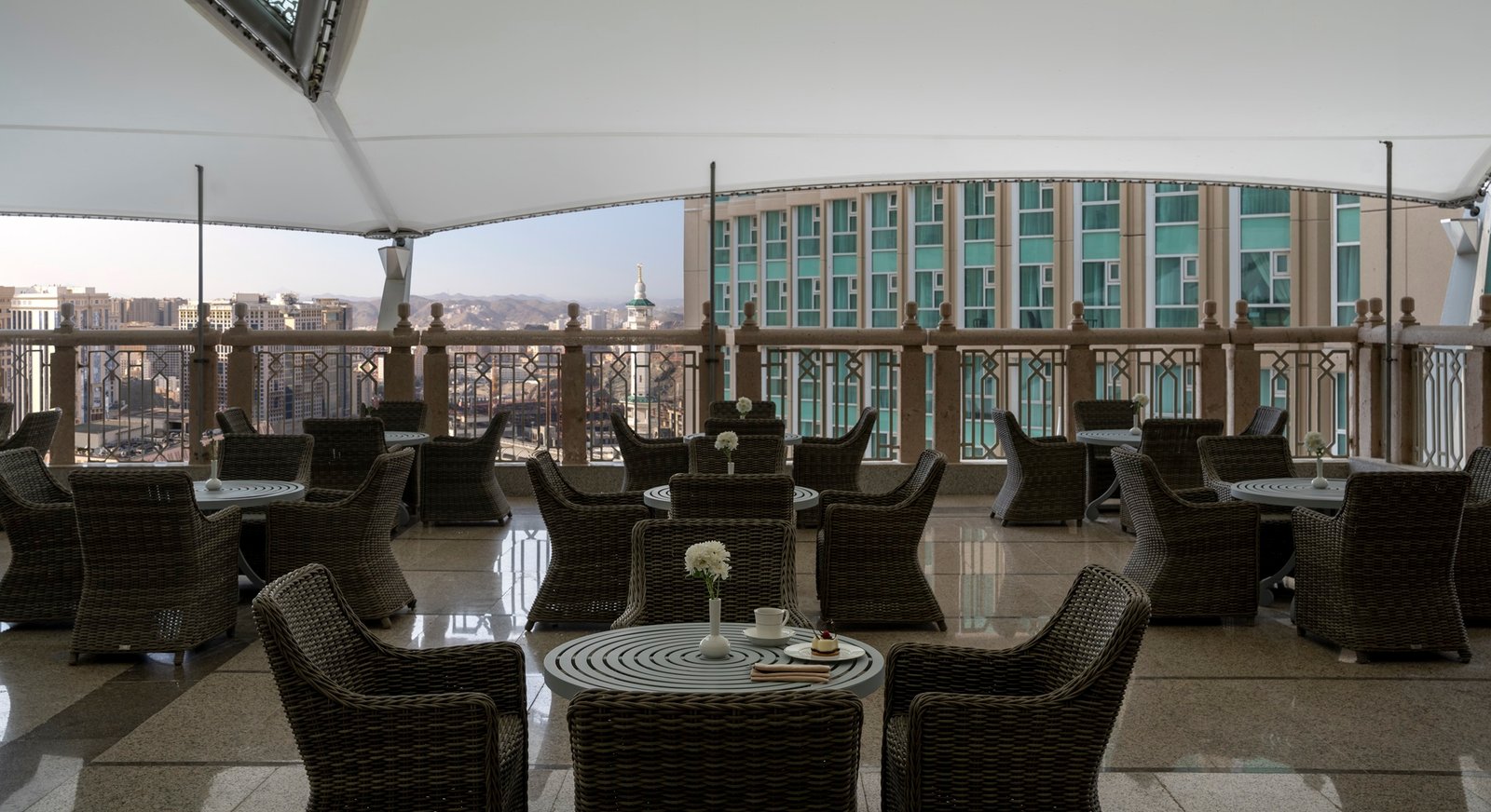 Makkah Clock Royal Tower - A Fairmont Hotel, at the table