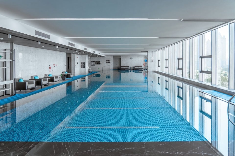 Wuhan Marriott Hotel Wuchang, the pool