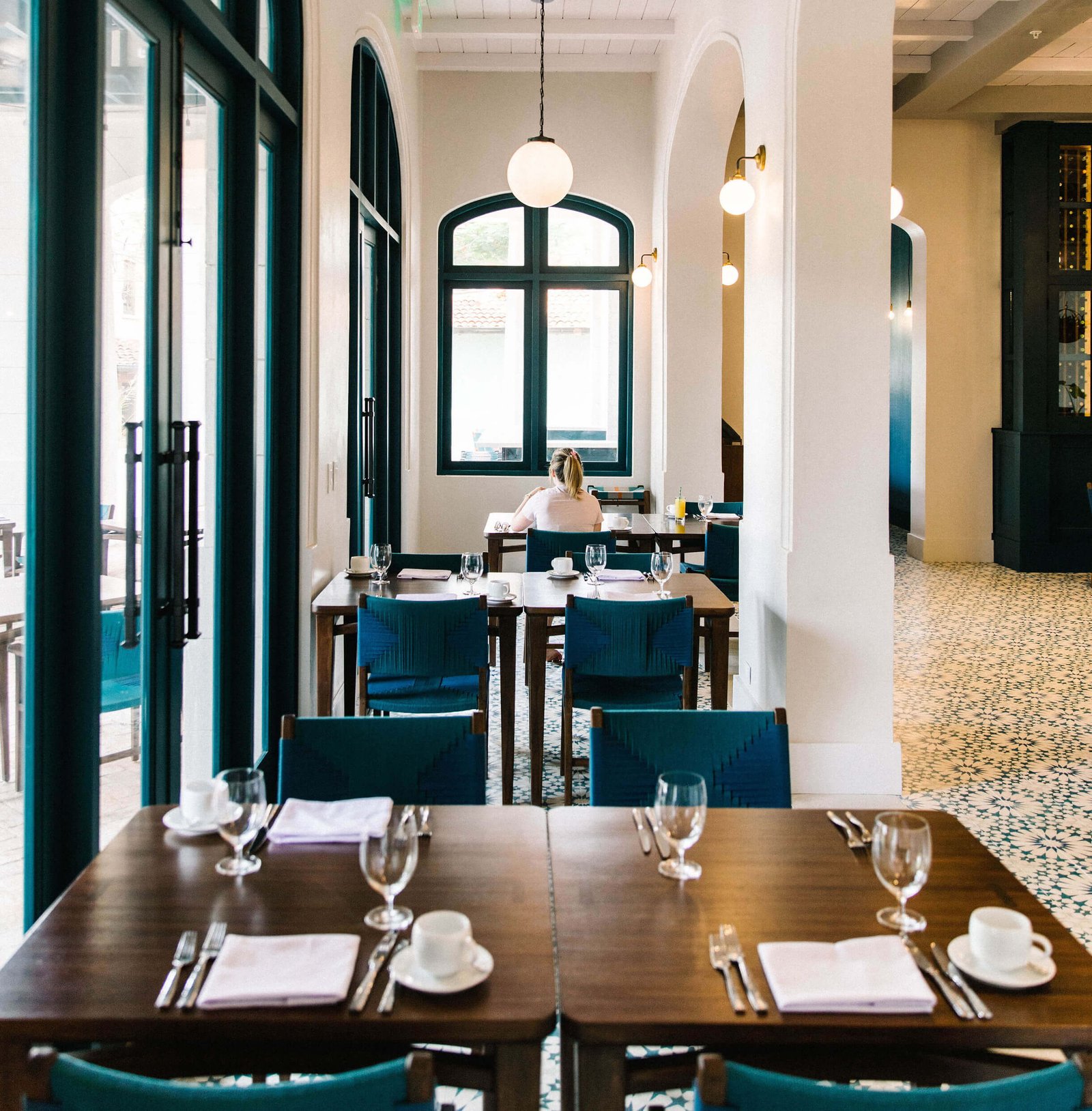 Santarena Hotel at Las Catalinas, at the table