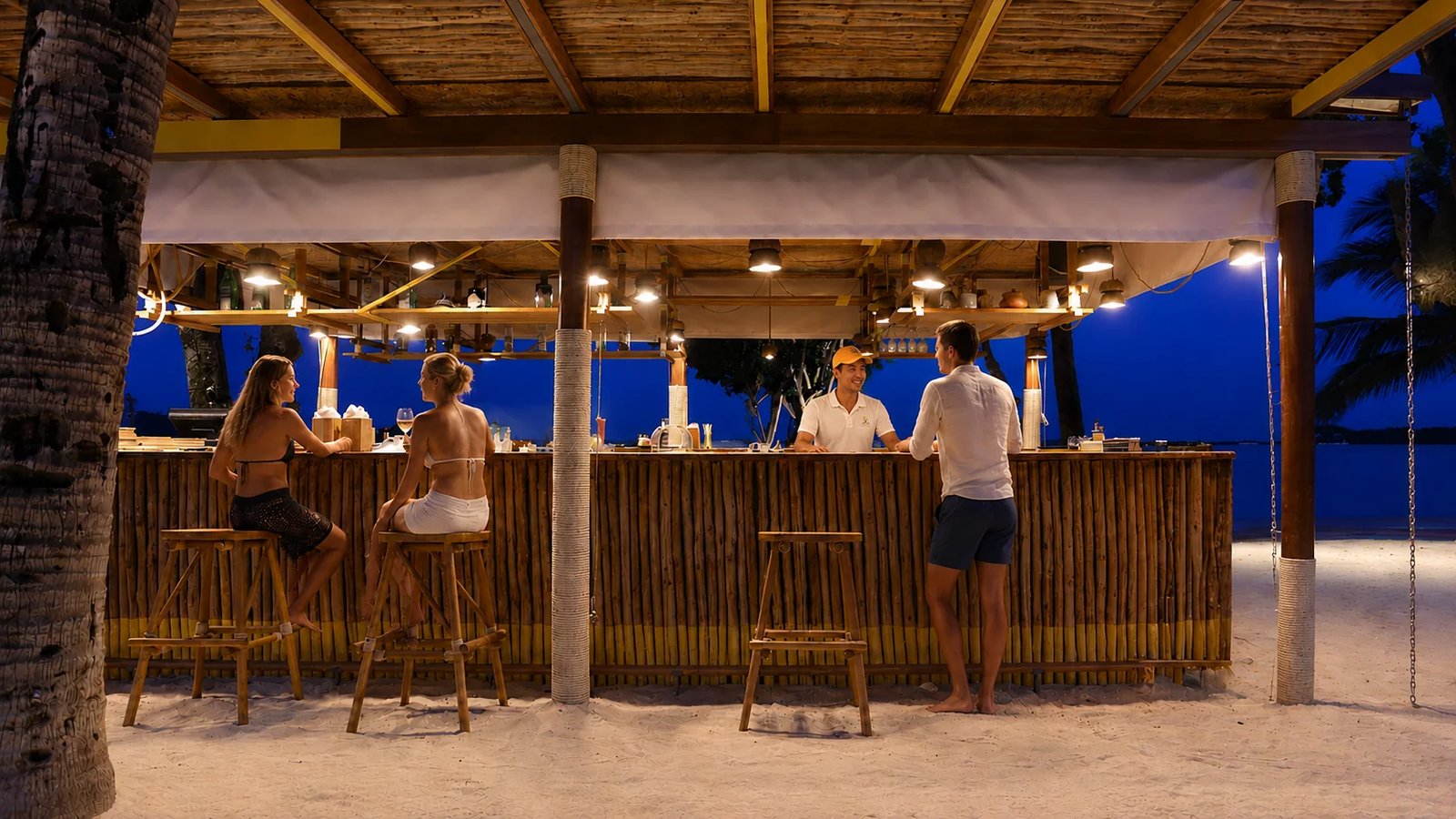 SALA Samui Chaweng Beach Resort, at the table