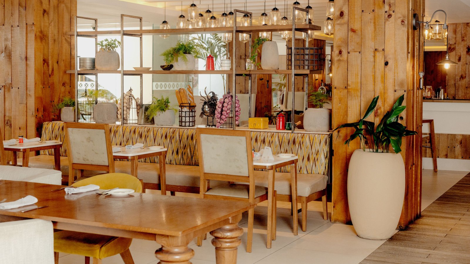 Trademark Hotel, at the table
