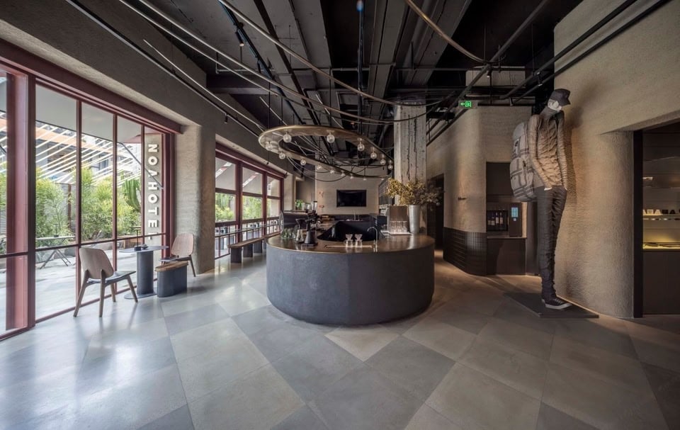 NOA Hotel, deck coffee & taproom