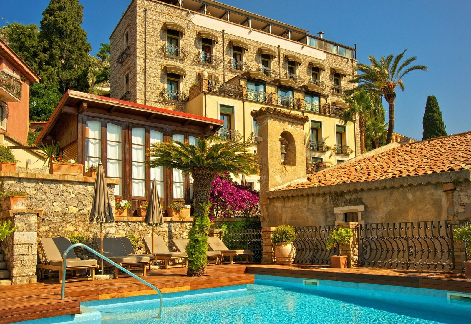 Hotel Villa Carlotta Taormina, the pool