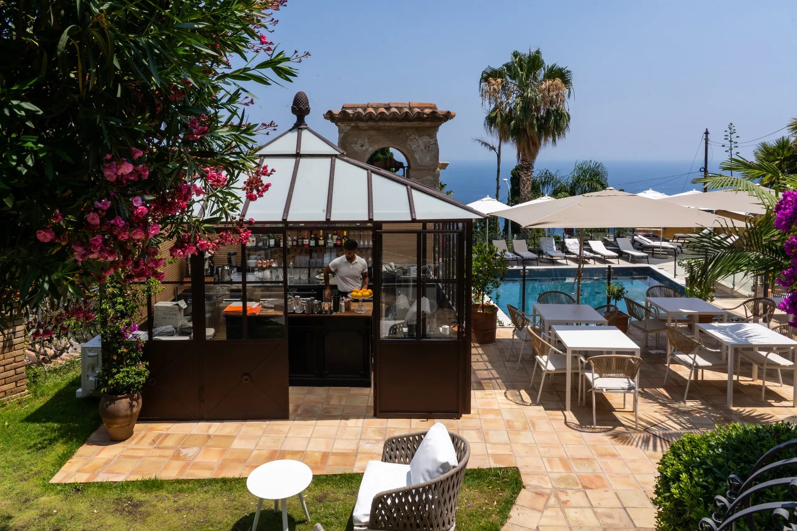 Hotel Villa Carlotta Taormina, at the table
