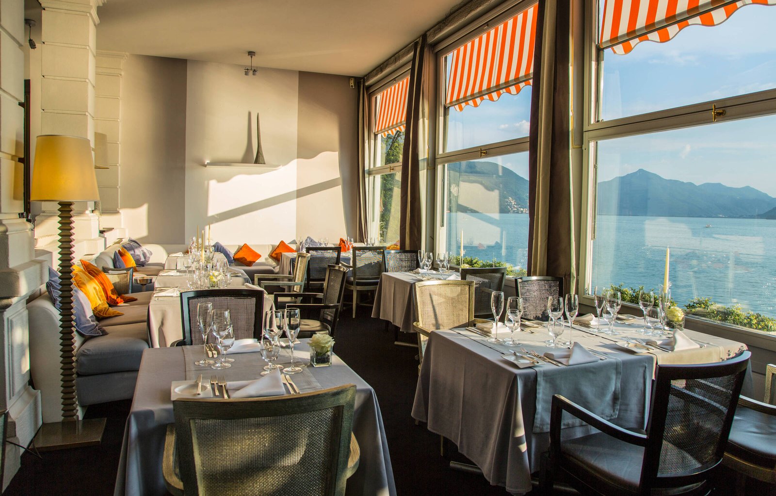 Grand Hotel Villa Castagnola, at the table
