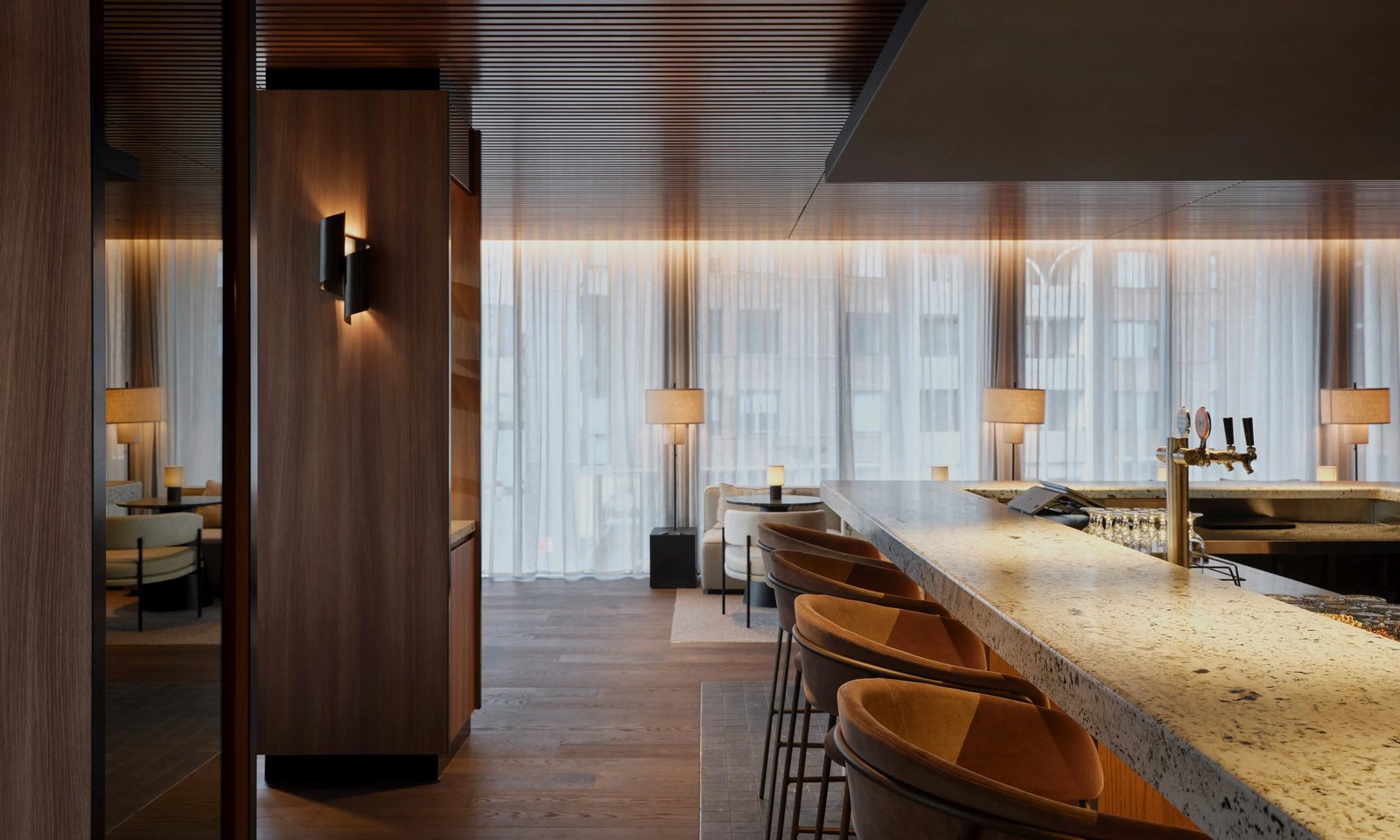 Little National Hotel Newcastle, the lounge bar & library