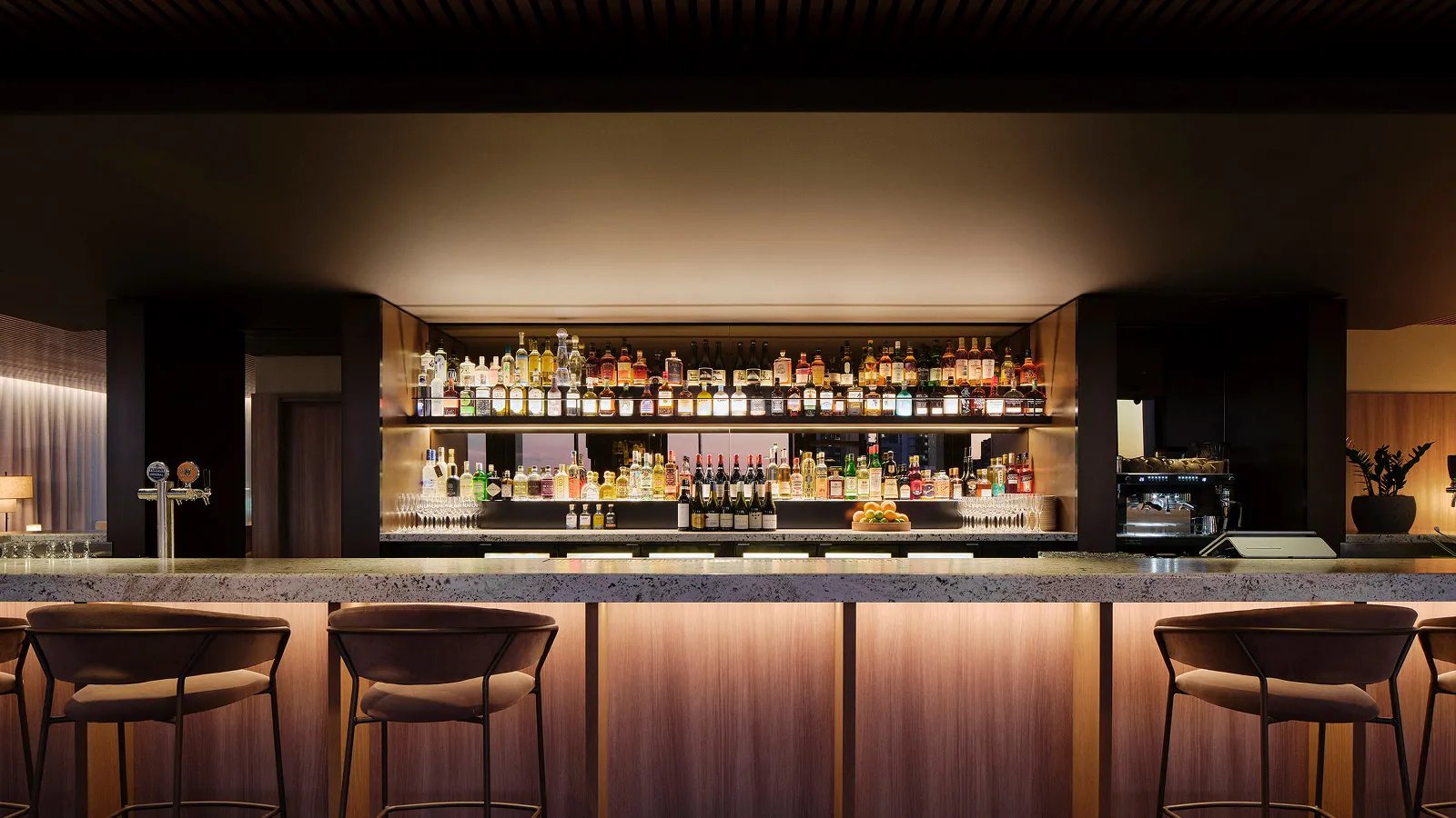 Little National Hotel Newcastle, the lounge bar & library