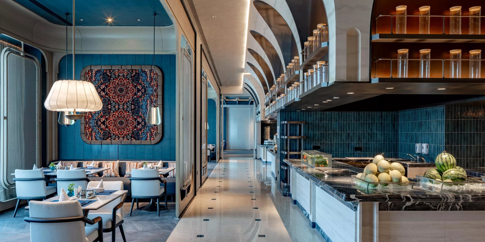 Intercontinental Yining By Ihg, at the table