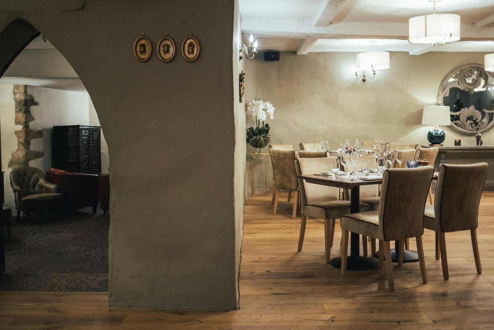 Boringdon Hall Hotel and Spa, at the table