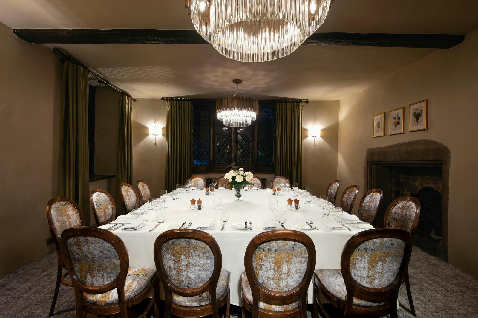 Boringdon Hall Hotel and Spa, at the table