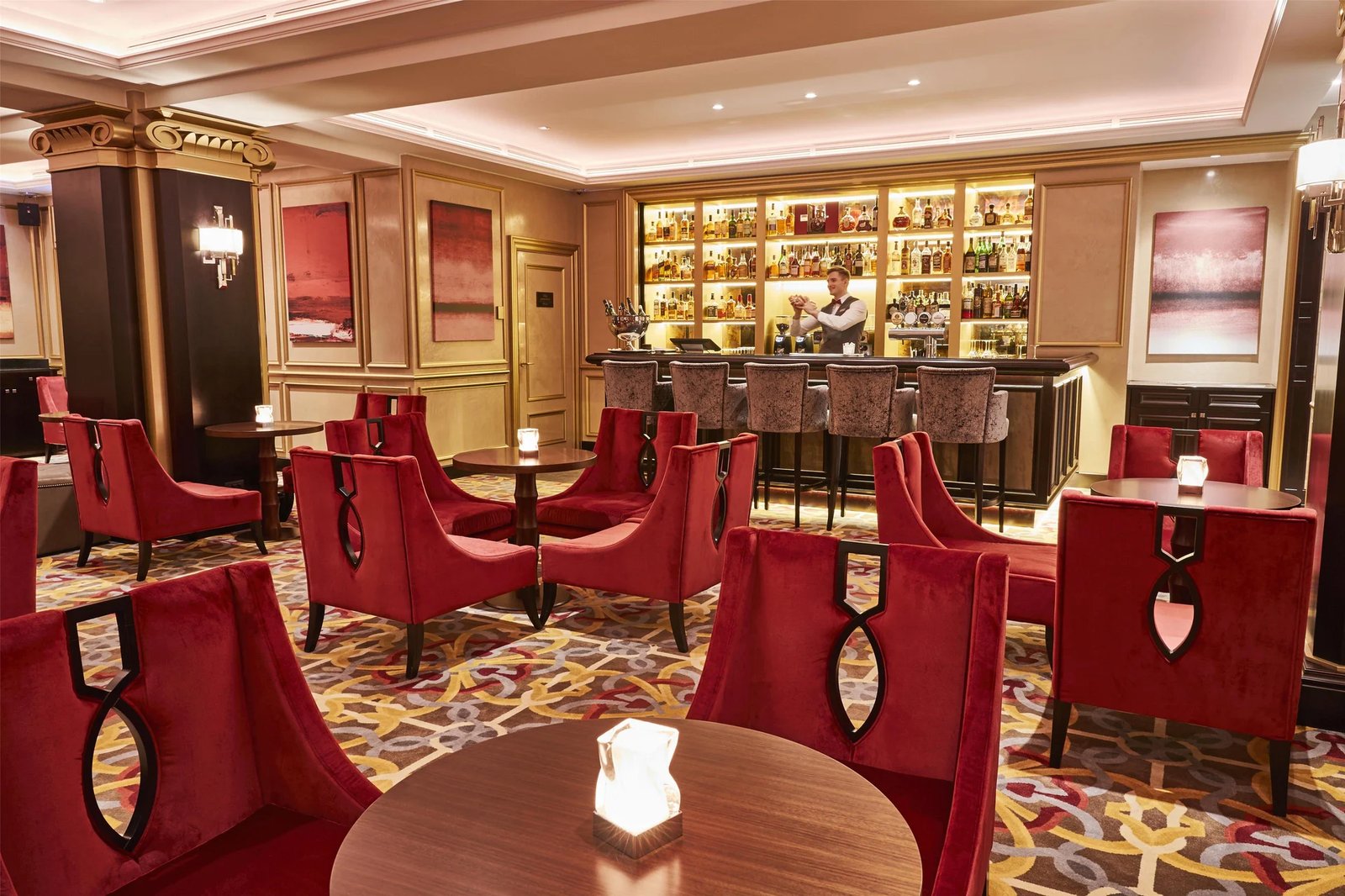 Grand Hotel Kempinski Riga, at the table
