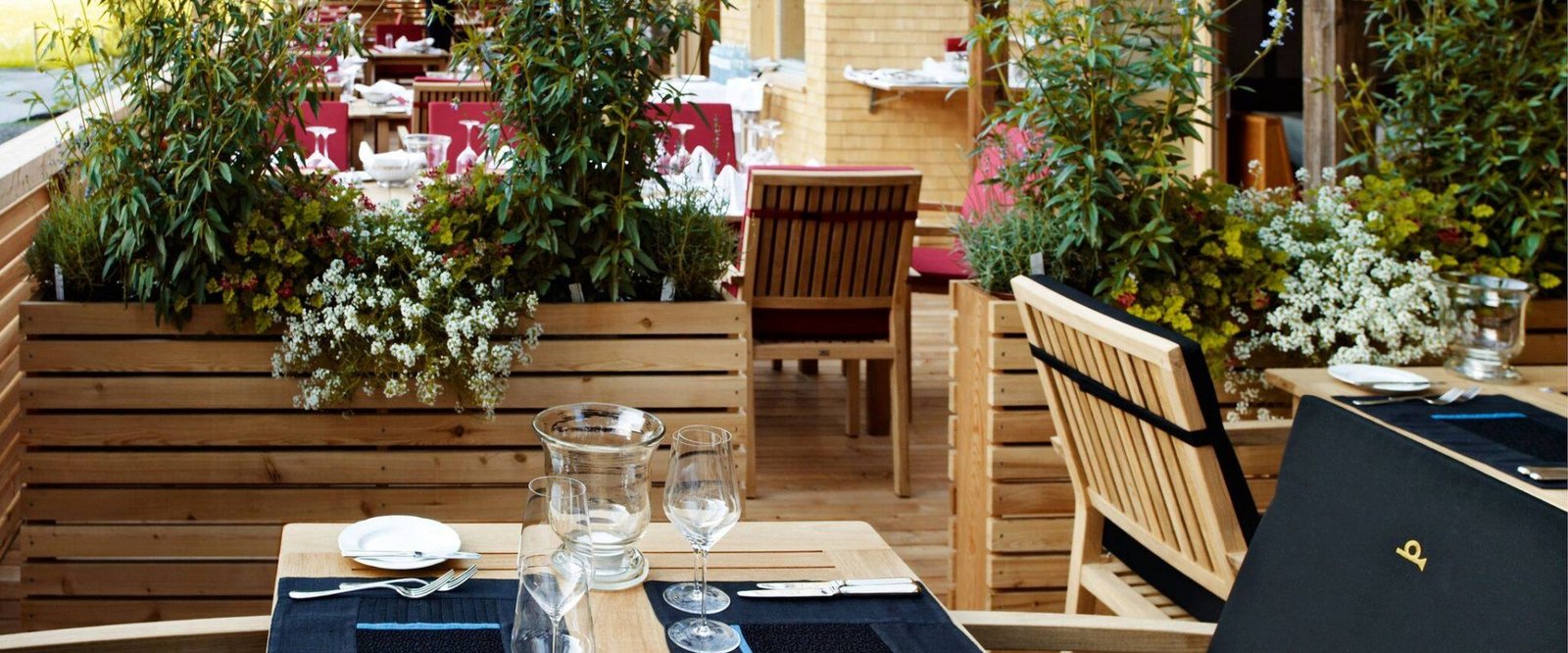 Hotel Post Bezau, at the table