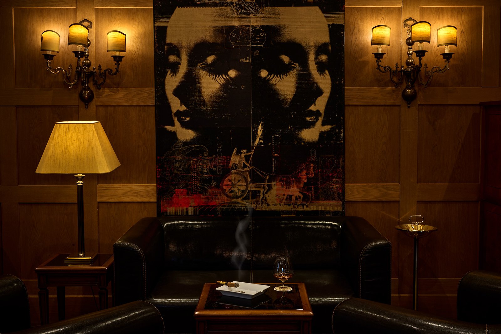 Hotel Vereina, at the table