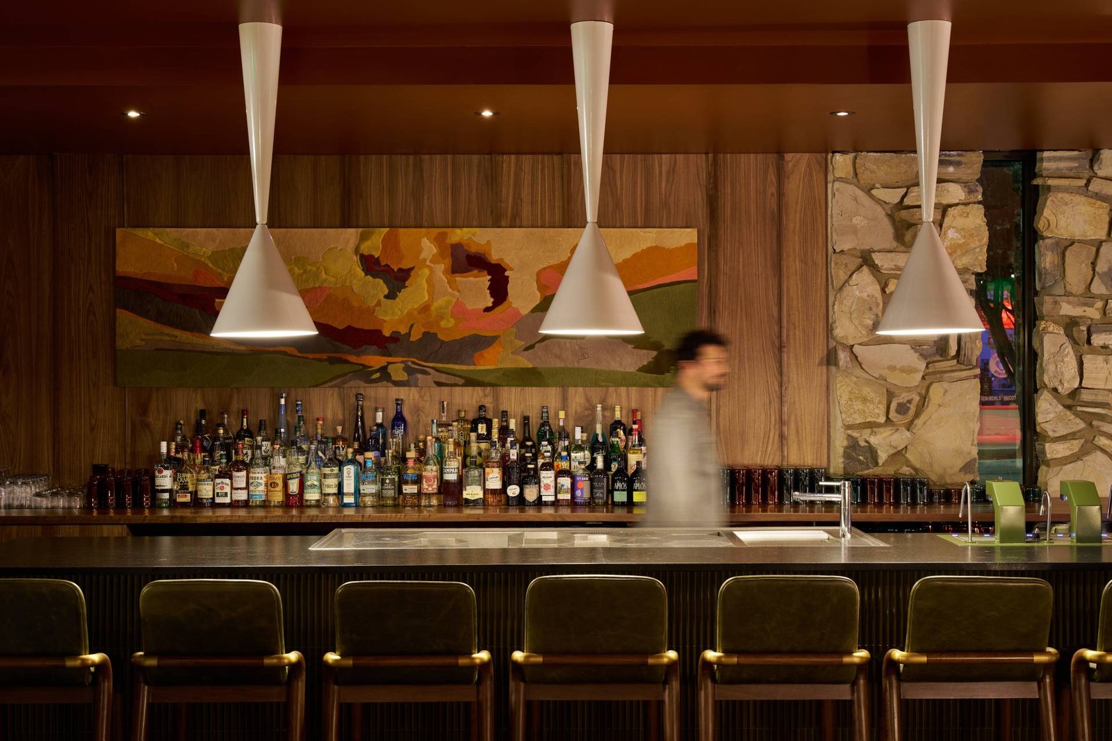 The All Inn Hotel, at the table