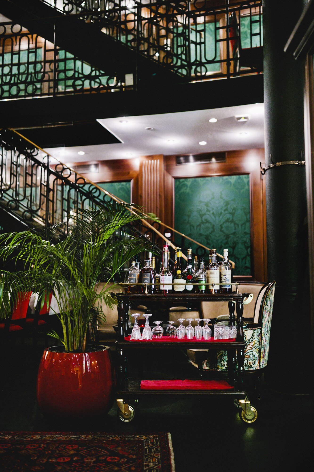 Hotel Kungsträdgården, at the table