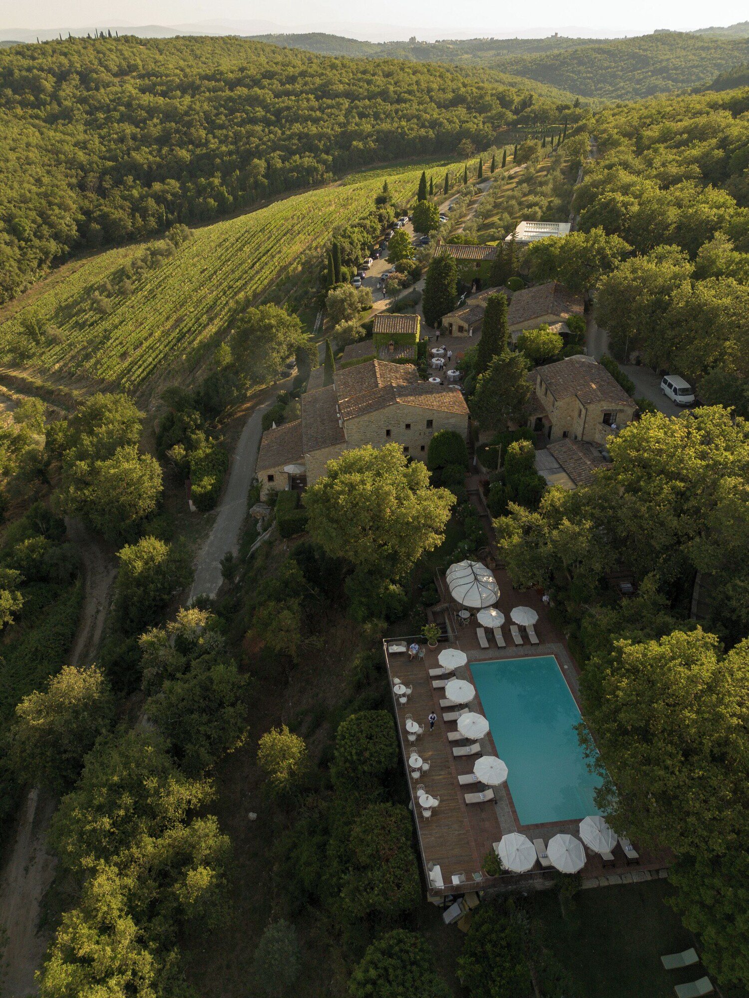 Borgo Vescine, the pool
