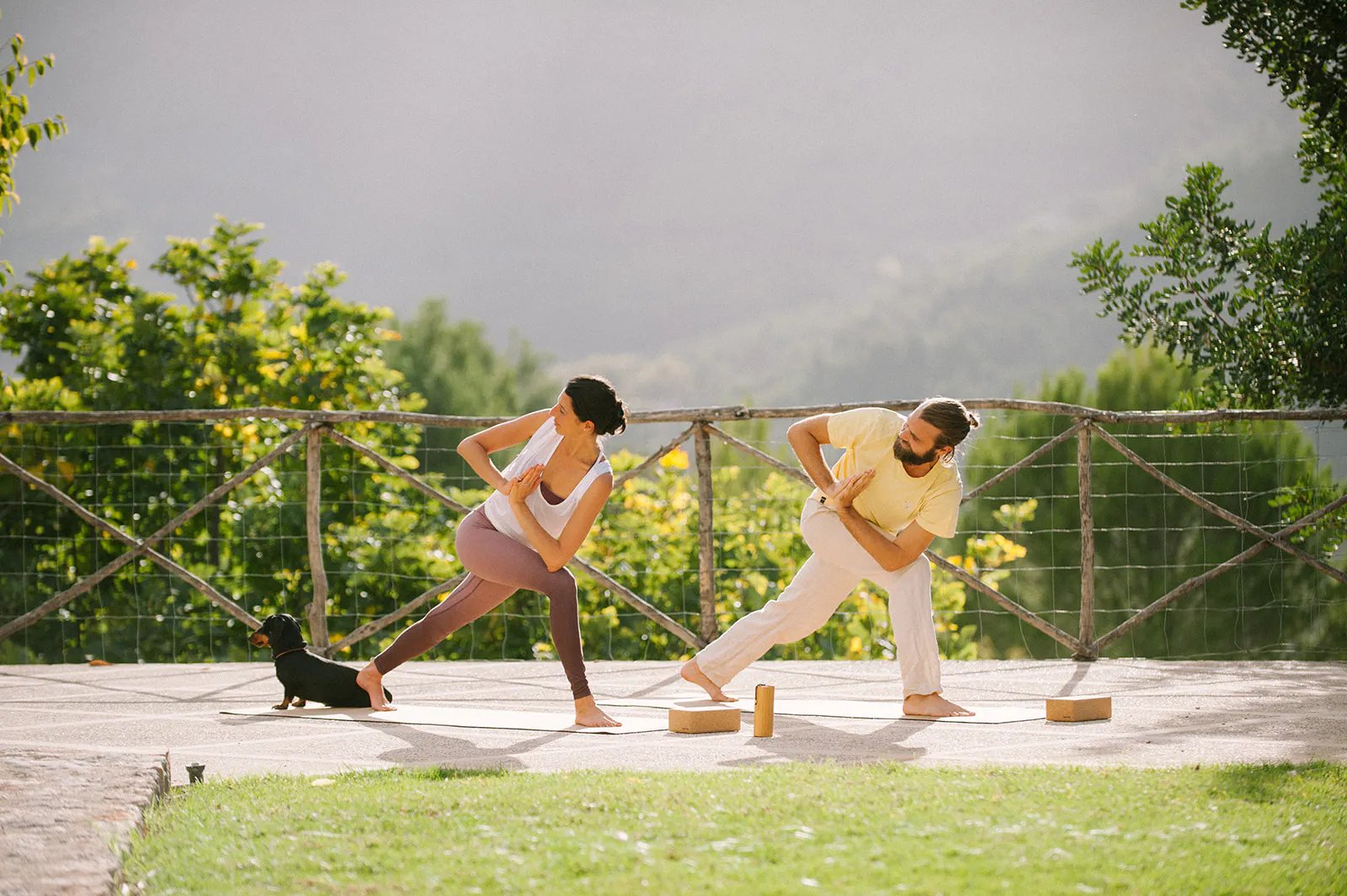 Hotel Ca'n Verdera, yoga on the terrace