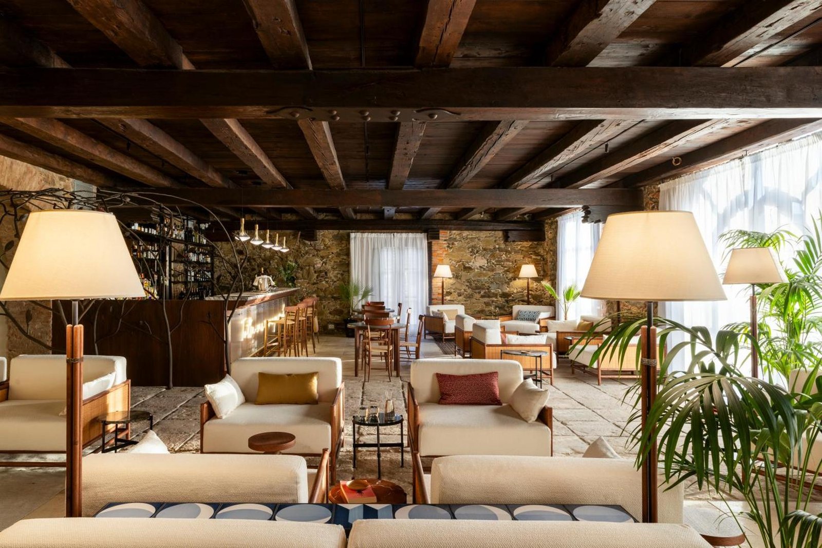 Hotel Le Dune Piscinas, american bar i gechi