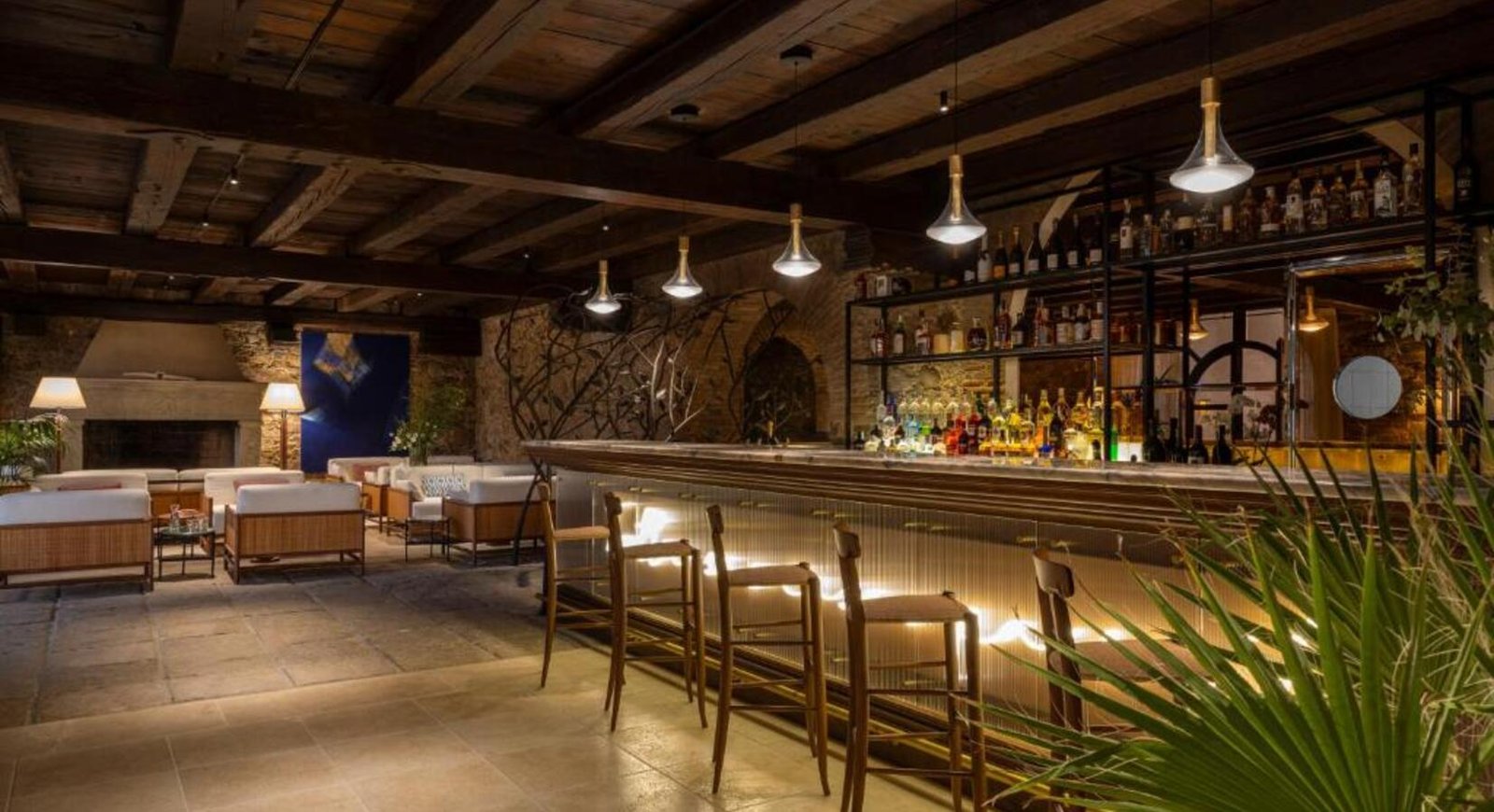 Hotel Le Dune Piscinas, american bar i gechi