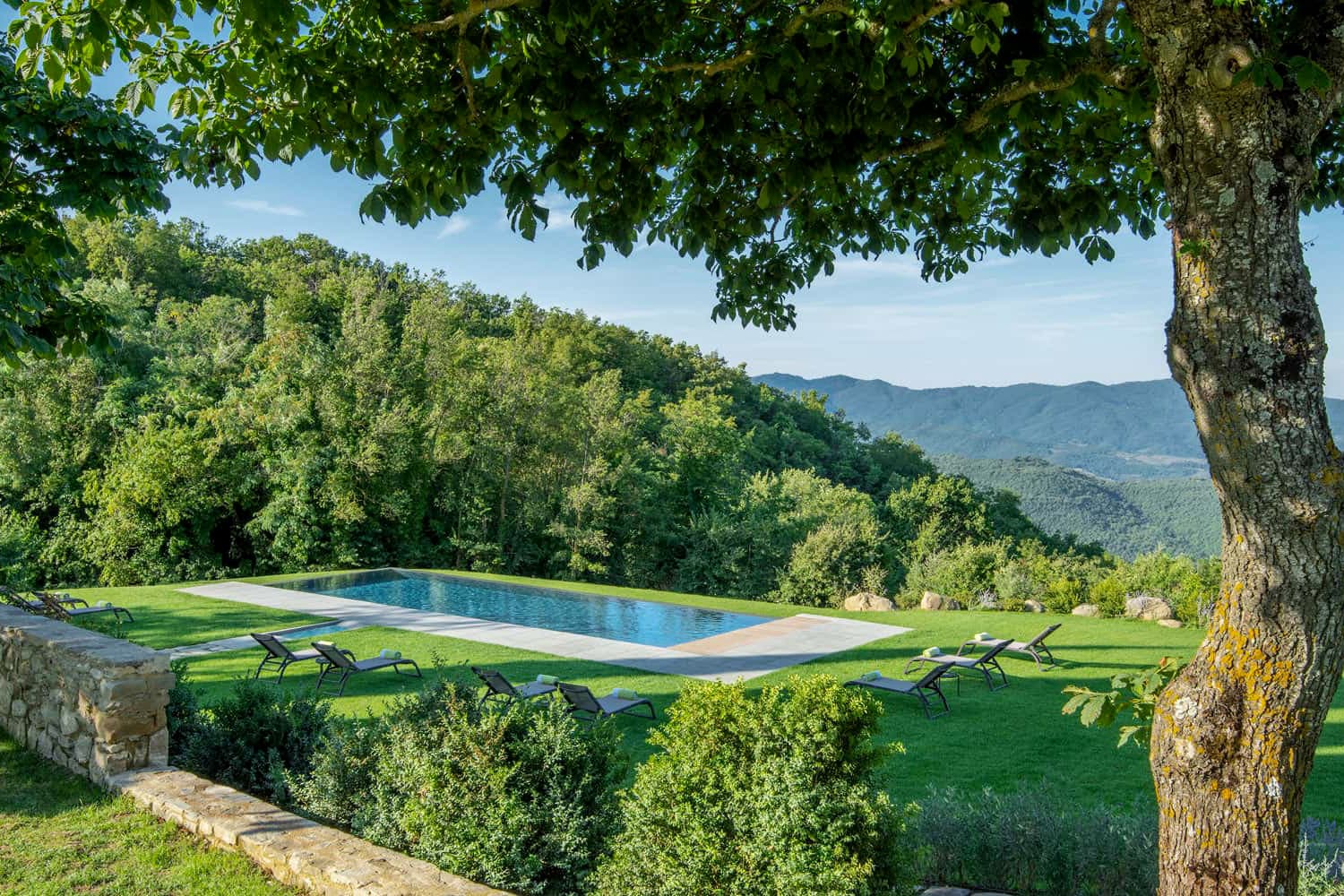 Badia di Pomaio, the pool