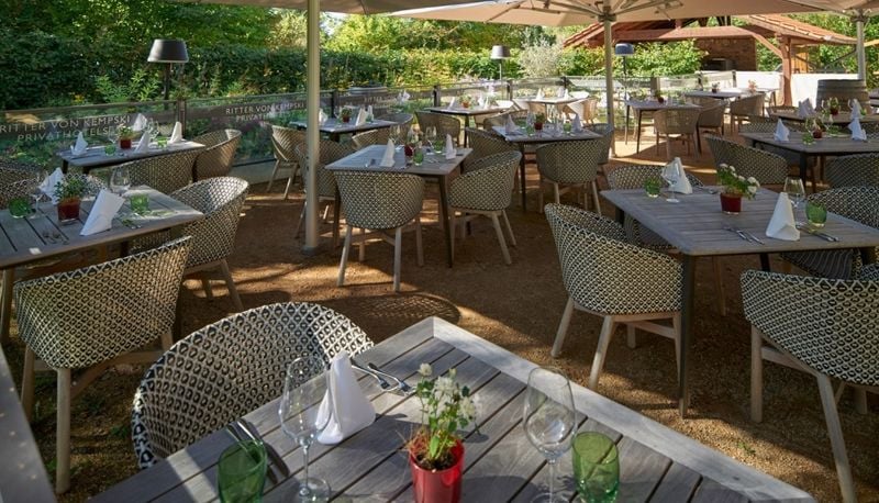 Naturresort & Spa Schindelbruch, at the table