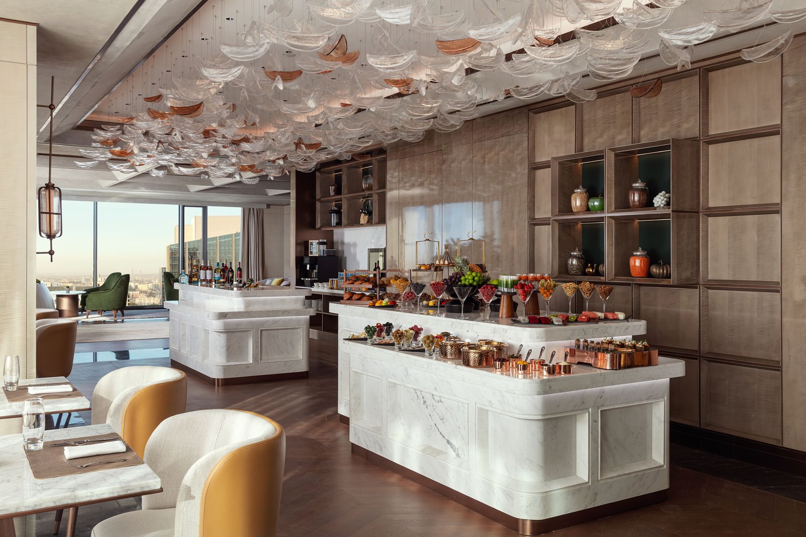 JW Marriott Hotel Tashkent, at the table