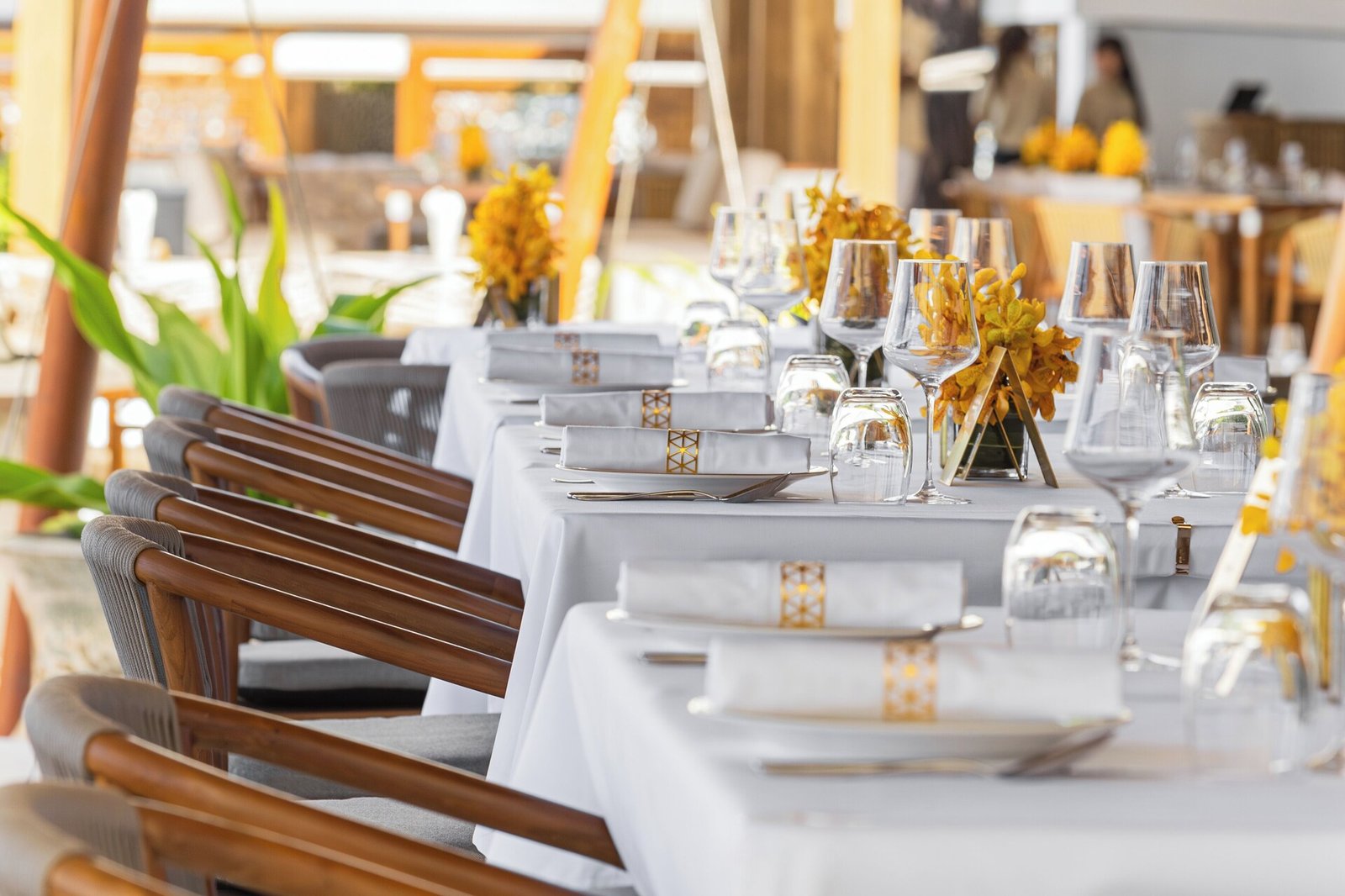 Twinpalms Tented Camp Phuket, at the table