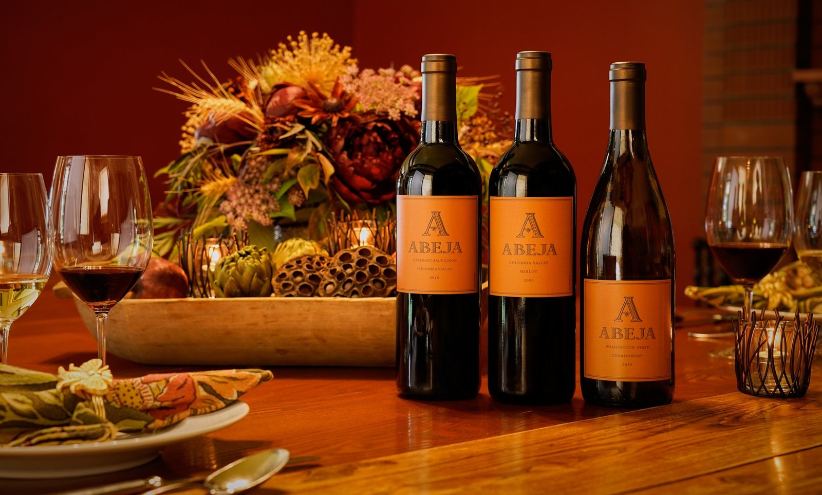 Inn at Abeja, at the table