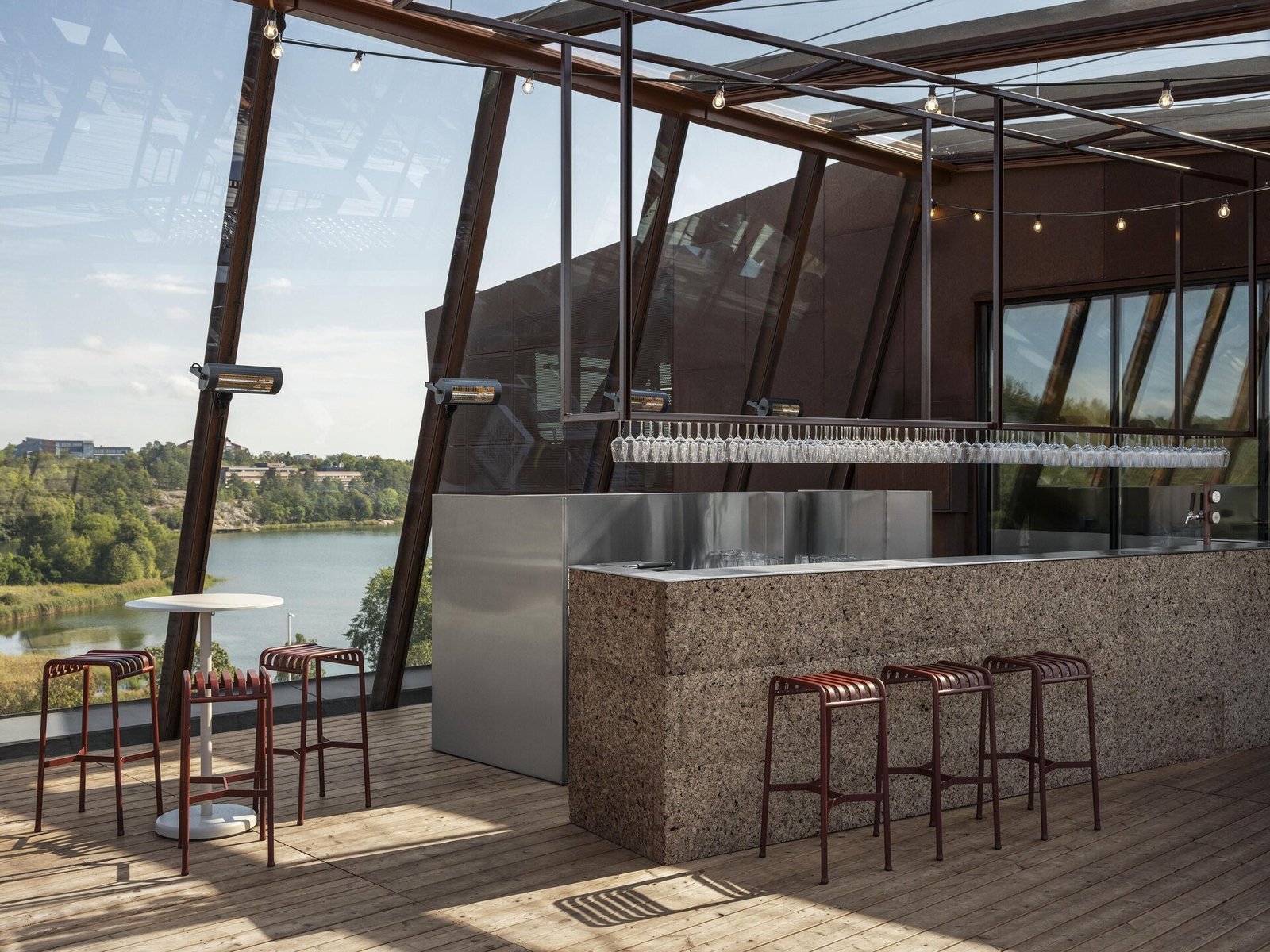 The Winery Hotel, at the table