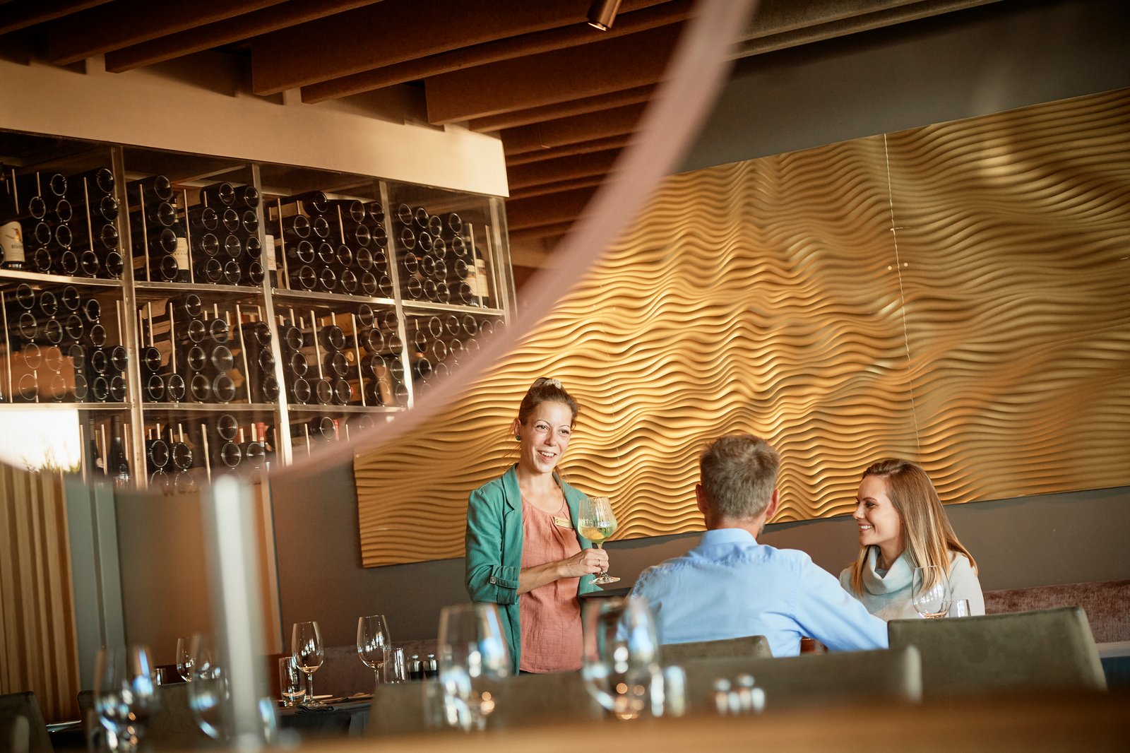 Sonne Seehotel, at the table