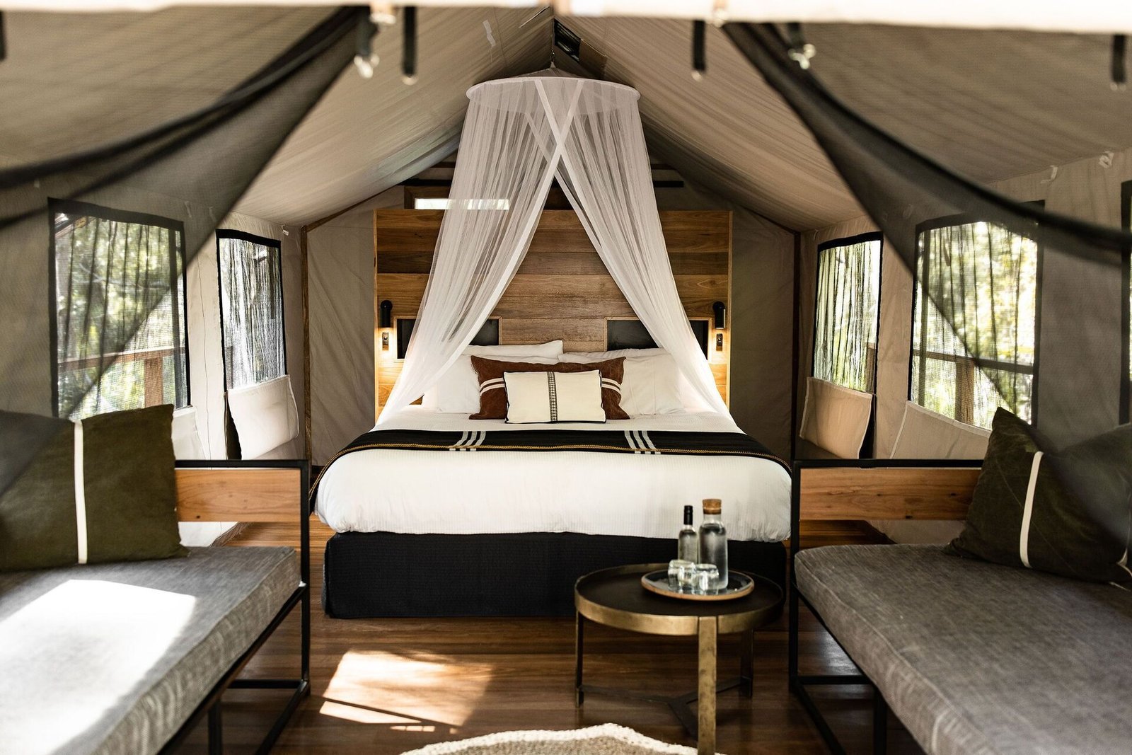 Paperbark Camp, rooms