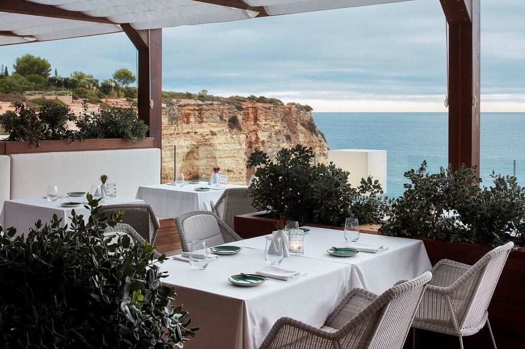 Tivoli Carvoeiro Algarve Resort, at the table