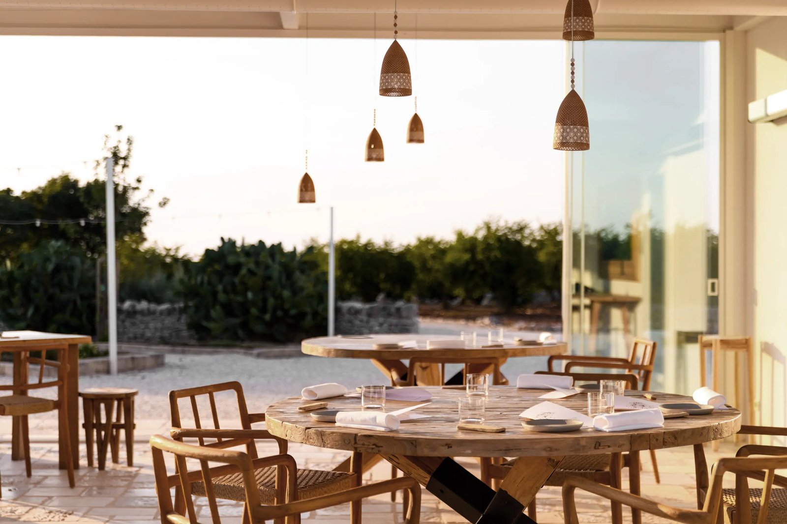Nina Trulli Resort, at the table