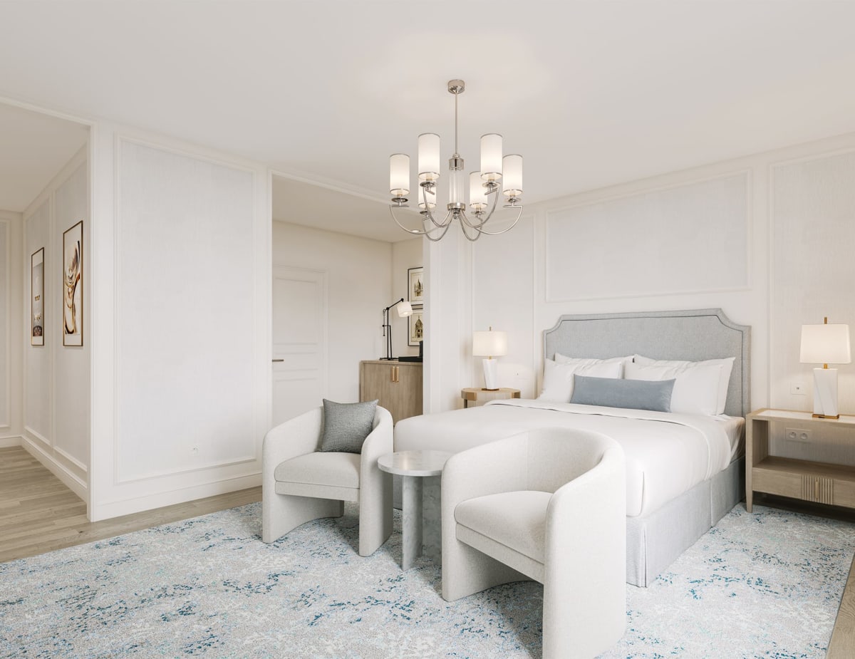 Maison À Deux Mains, rooms