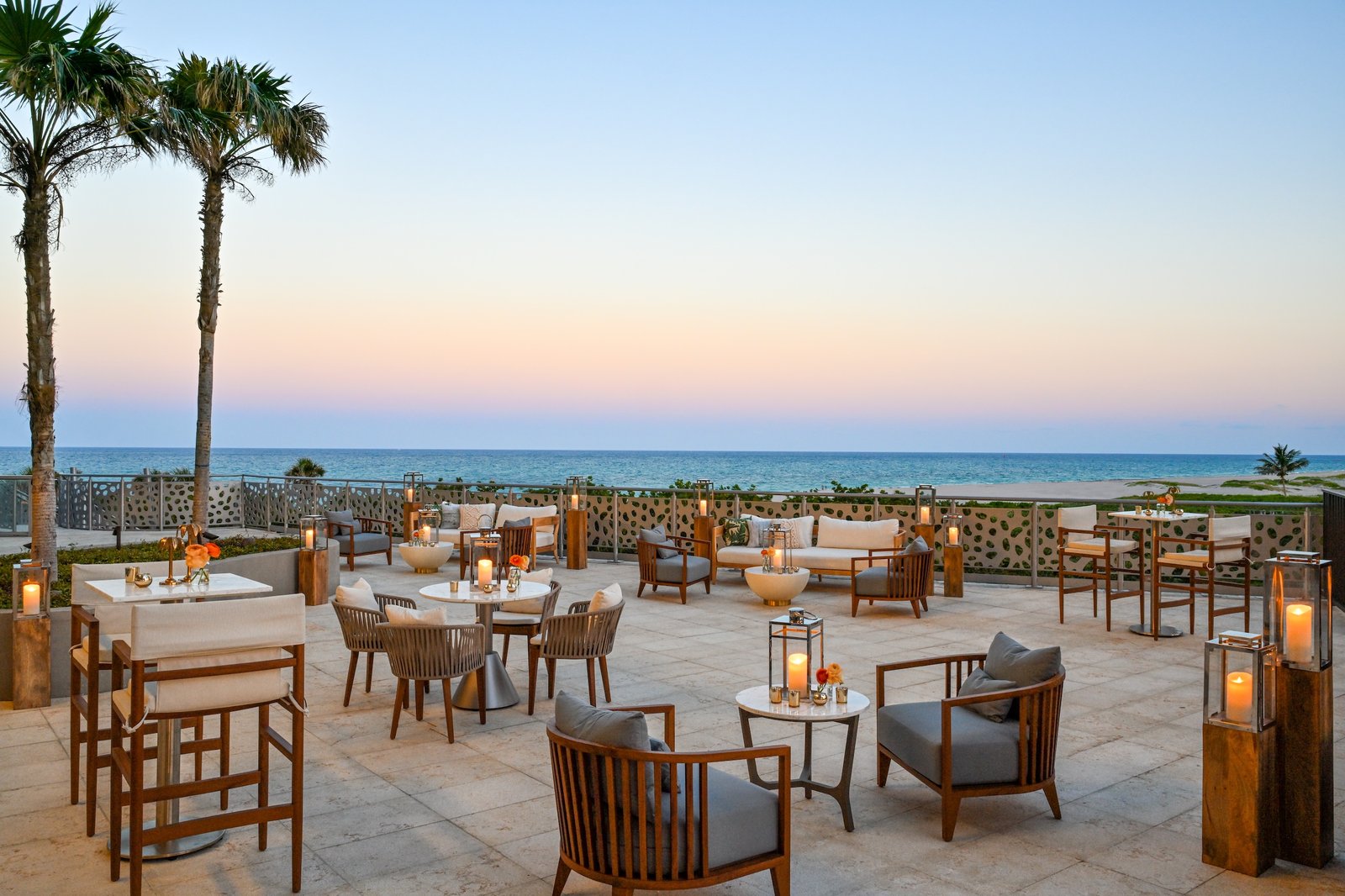Amrit Ocean Resort, at the table