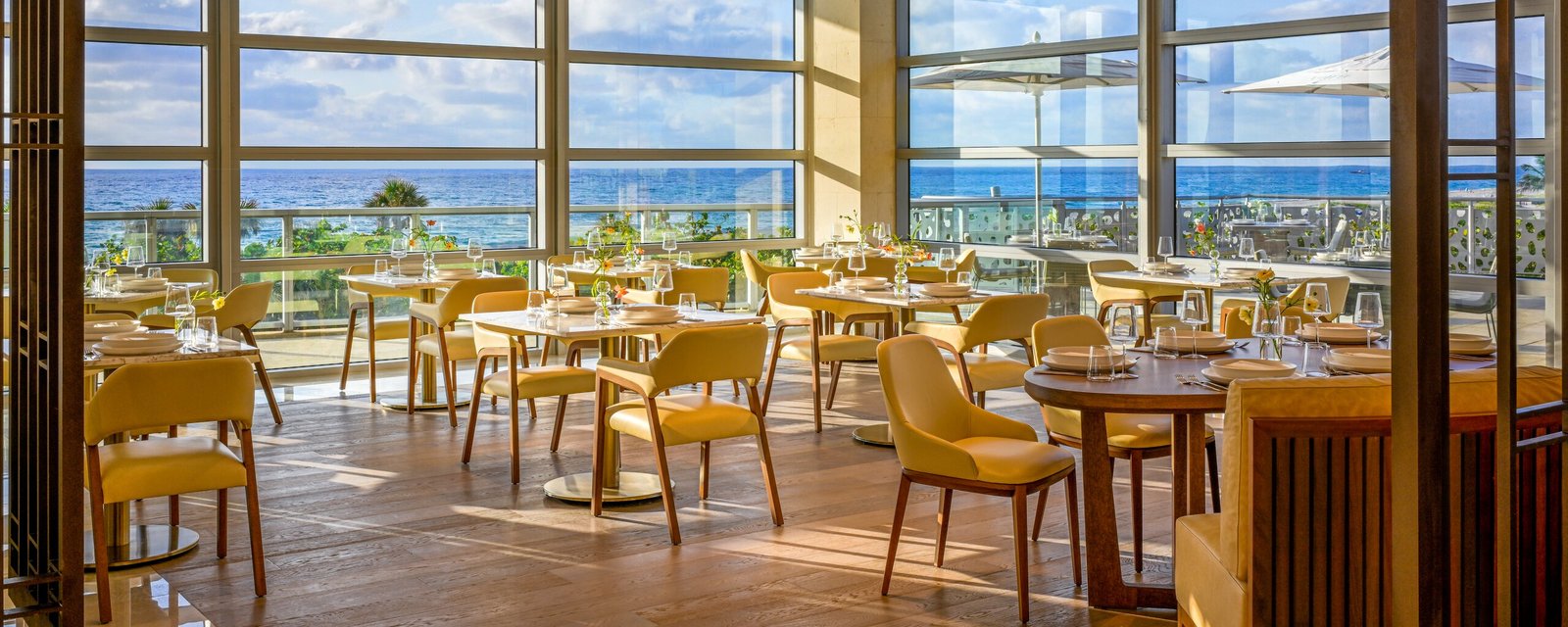 Amrit Ocean Resort, at the table