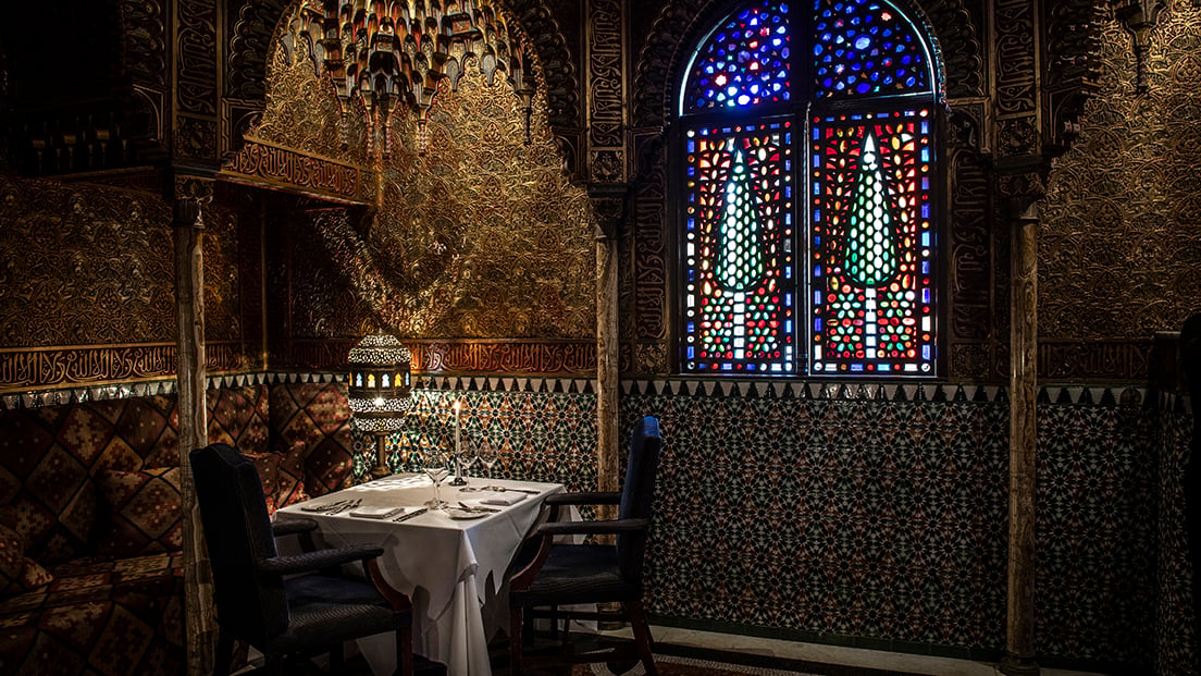 Rhinefield House Hotel, at the table