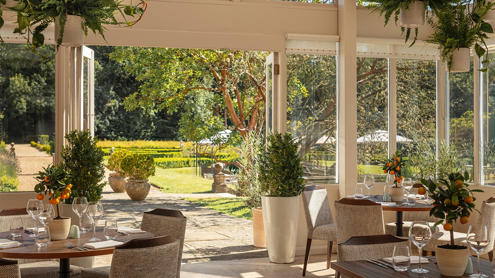 Rhinefield House Hotel, at the table