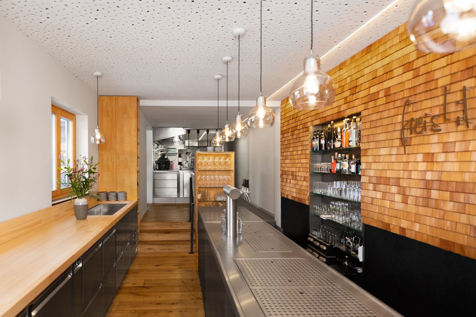 freistil. boutiquehotel & restaurant, at the table