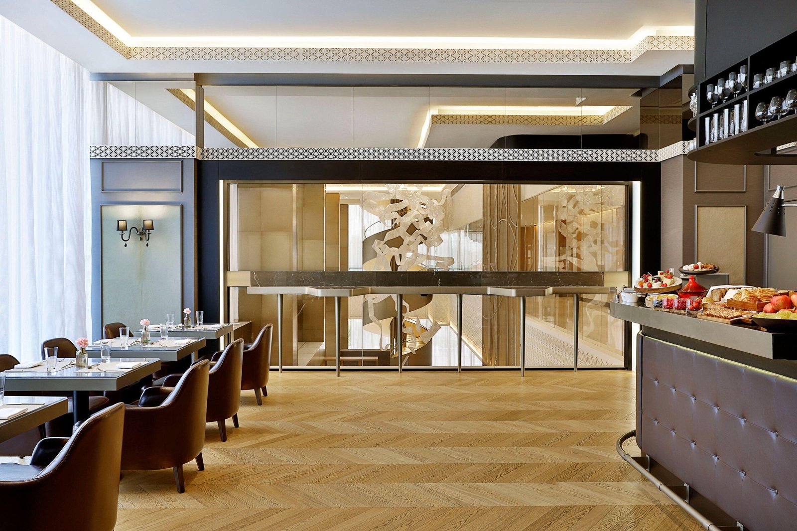 Sheraton Astana Hotel, at the table