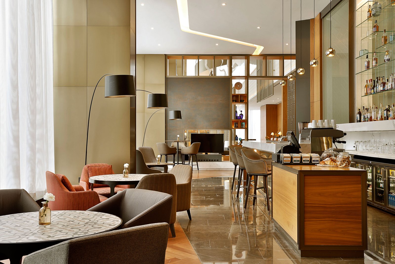Sheraton Astana Hotel, at the table