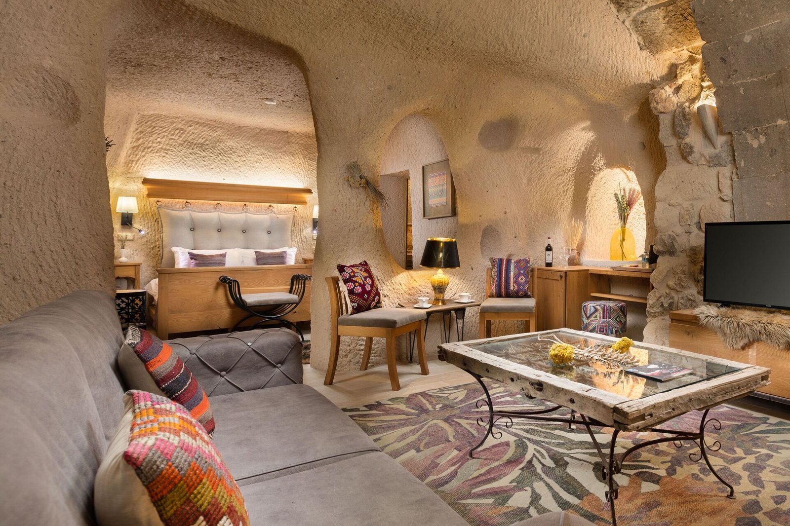 The Rupestral House, rooms