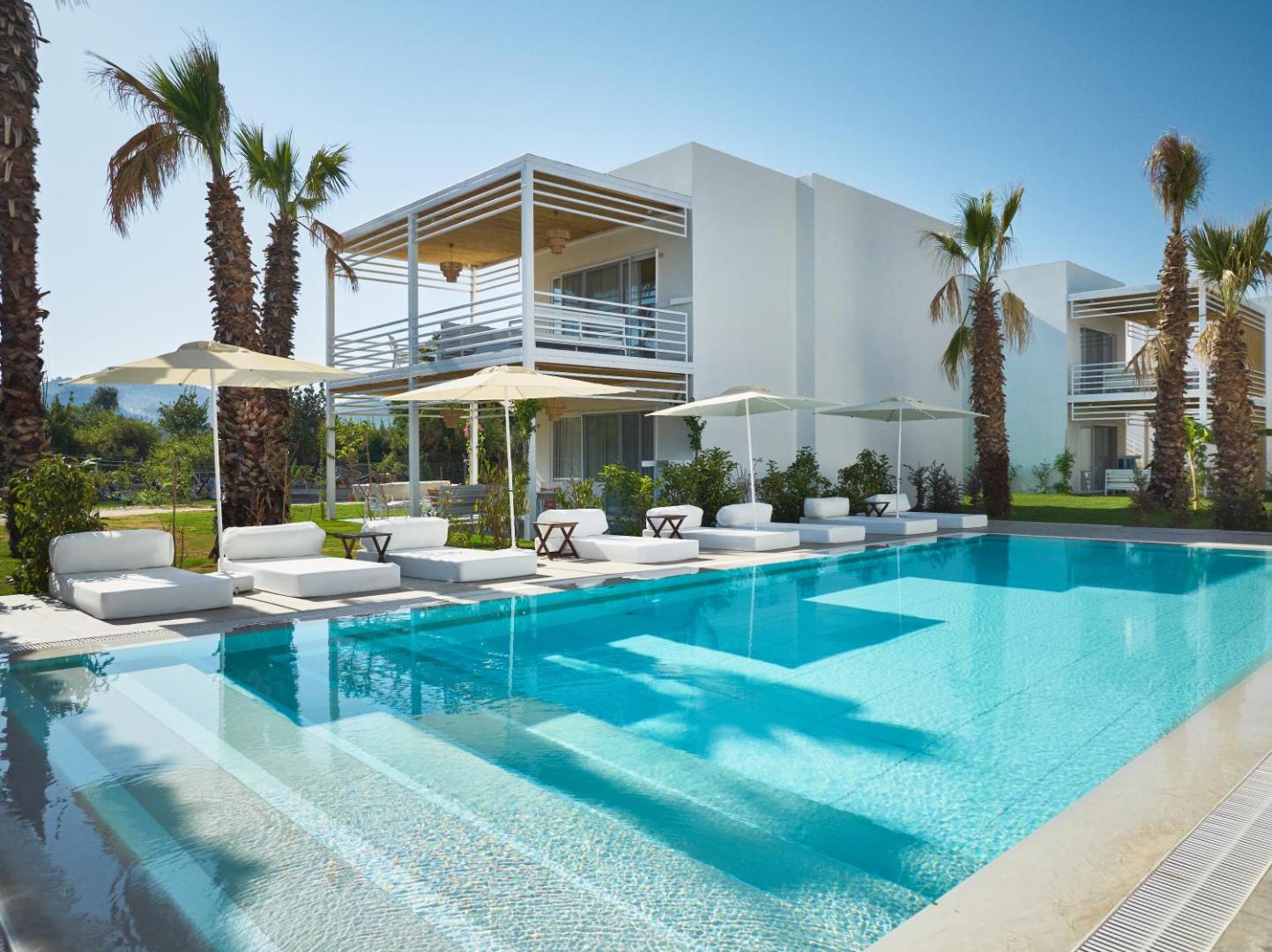 Flamm Bodrum, the pool