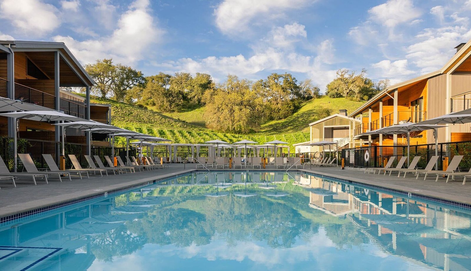 Appellation Healdsburg, the pool