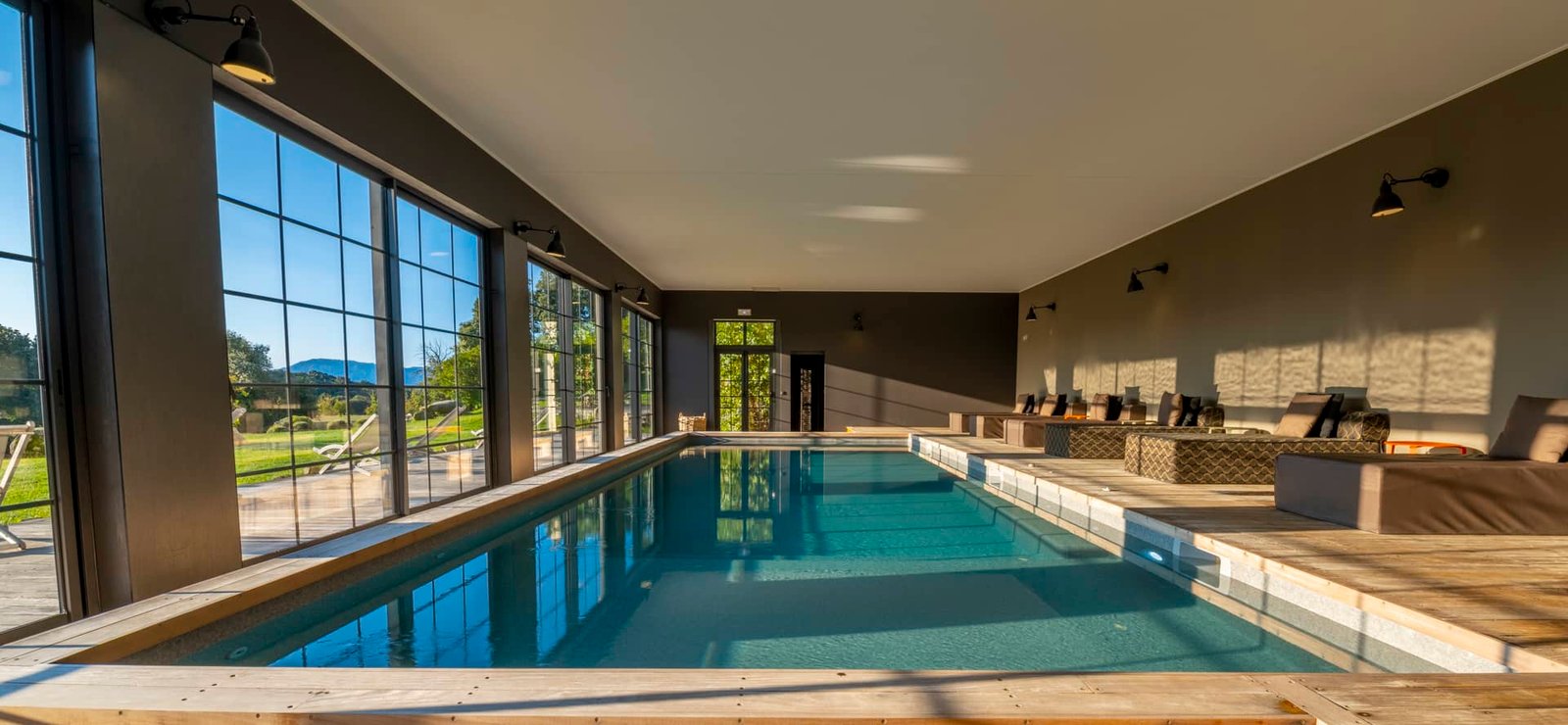 Ferme-Auberge A Pignata, the pool