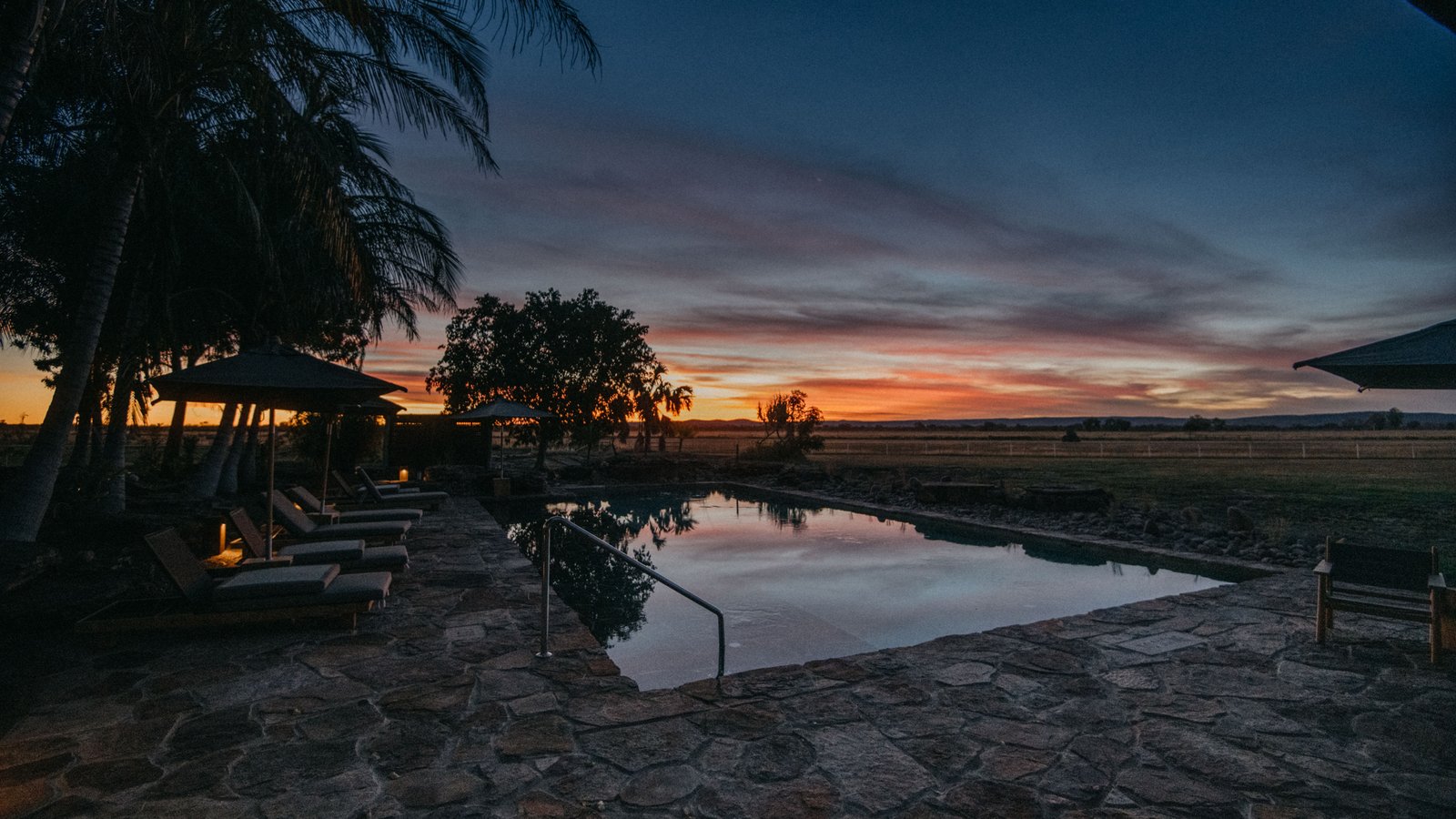 Bullo River Station, the pool